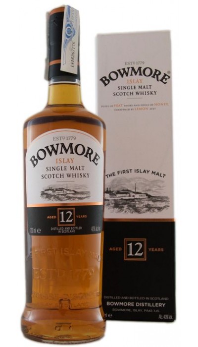 Whisky Bowmore 12 años