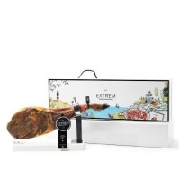 Estuche ilustrado de Paleta de Bellota 100% Ibérica D.O.P Dehesa de Extremadura + Regalo Gourmet