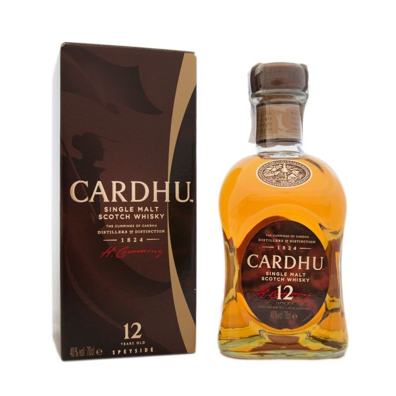 Whisky Cardhu 12 años 0,70 L