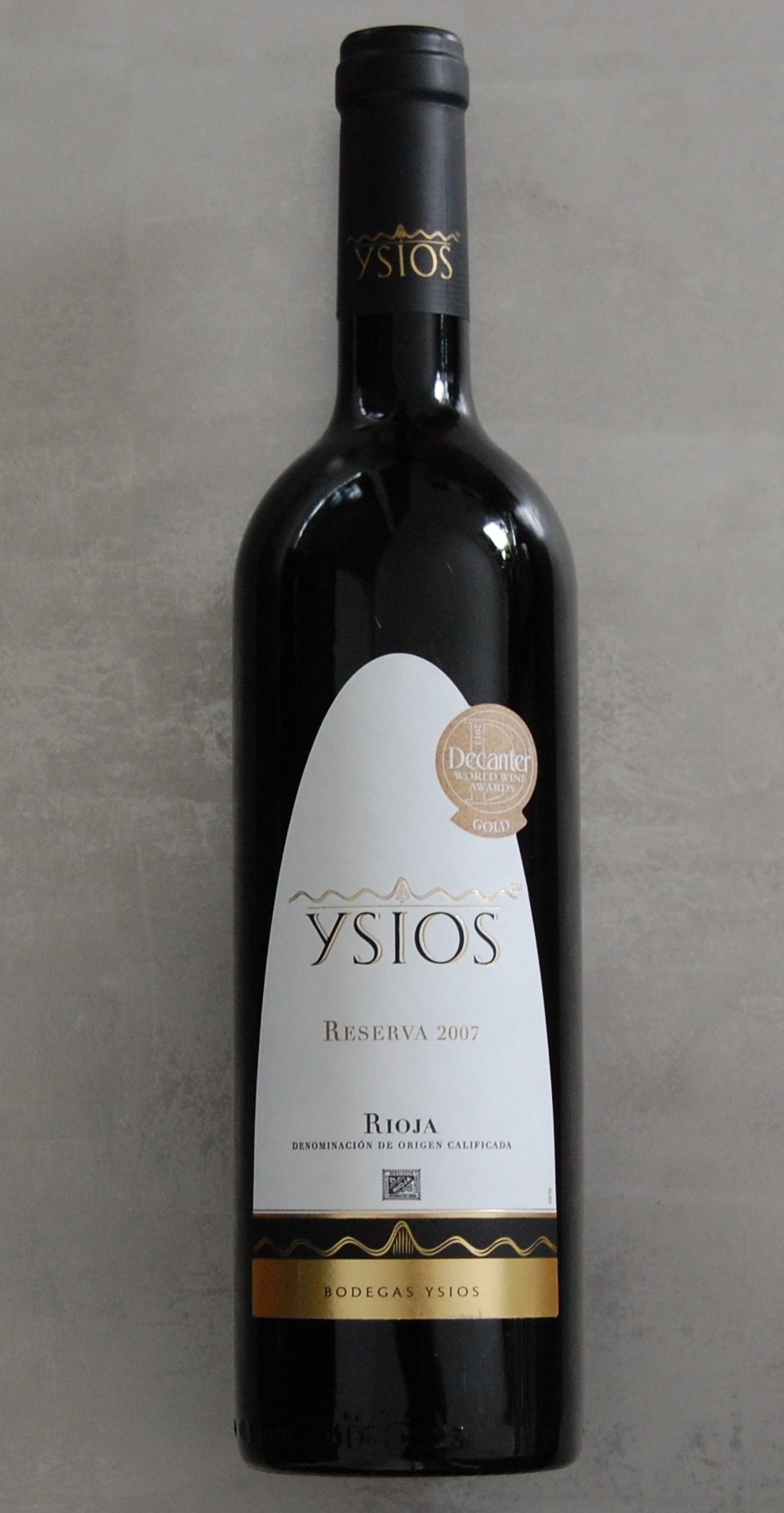 Ysios Reserva 2007